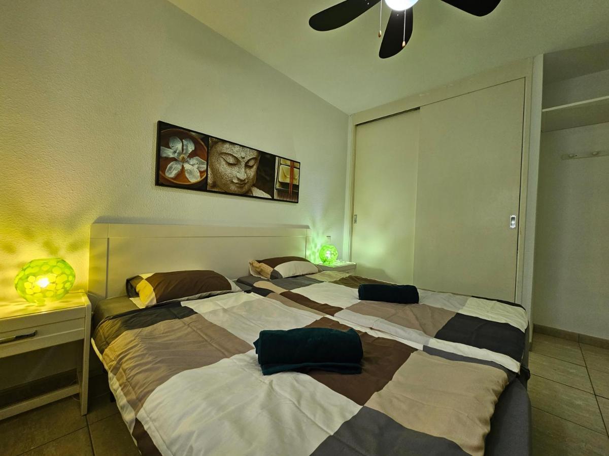 Casa Palmera 3 Only 150 Metres To The Beach, Heated Pool, Wifi, Sat-Tv, Balcony Arona  Ngoại thất bức ảnh